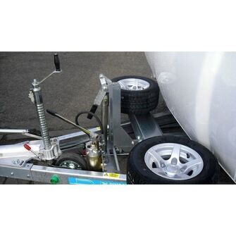 Woodford RL 7000 - Lukket trailer - 3.500 kg - Bred model - 3 aksler